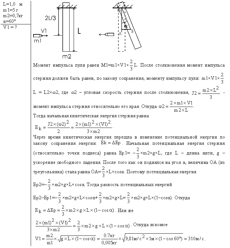 Однородный стержень массой 0 1 кг. Стержень длиной l шарнирно соединен. Решение задач по методичке Чертова. Тонкий однородный стержень АВ шарнирно закреплен за верхний конец. Первоначальная длина стержня равна л.